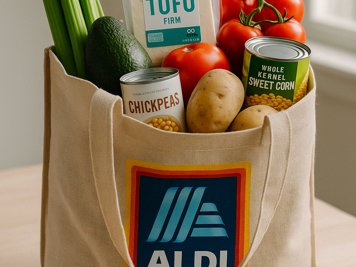 🛒 Vegan Grocery List: $50 Plant-Based Haul at ALDI